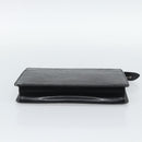 LOUIS VUITTON Epi Pochette Homme Clutch Bag Black M52522 LV Auth 191593-6