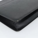 LOUIS VUITTON Epi Pochette Homme Clutch Bag Black M52522 LV Auth 191593-14