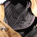 PRADA Backpack Nylon Brown Silver Auth 191597-25