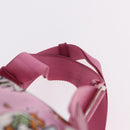 PRADA Backpack Nylon Pink Silver Auth 191598A-10