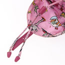 PRADA Backpack Nylon Pink Silver Auth 191598A-19