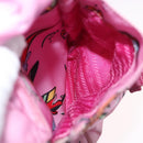 PRADA Backpack Nylon Pink Silver Auth 191598A-26