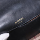 BURBERRY Nova Check Chain Shoulder Bag Cotton Beige Gold Auth 191600A-16