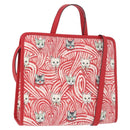 GUCCI Yuko Higuchi Hand Bag PVC 2way Red 630542 Auth 191602SM-1