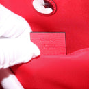 GUCCI Yuko Higuchi Hand Bag PVC 2way Red 630542 Auth 191602SM-11