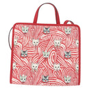 GUCCI Yuko Higuchi Hand Bag PVC 2way Red 630542 Auth 191602SM-13