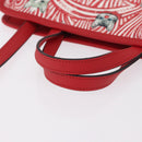 GUCCI Yuko Higuchi Hand Bag PVC 2way Red 630542 Auth 191602SM-7