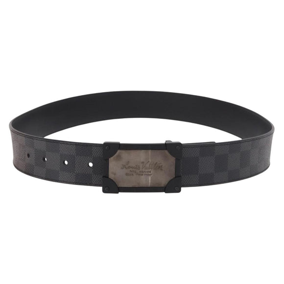 LOUIS VUITTON Damier Grafitte Stateinture NeoTrunk Belt M0184 LV Auth 191603M