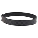 LOUIS VUITTON Damier Grafitte Stateinture NeoTrunk Belt M0184 LV Auth 191603M-3