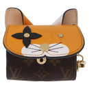 LOUIS VUITTON Monogram Etui Earphone Cat Airpods Pro Case GI0862 Auth 191604-13