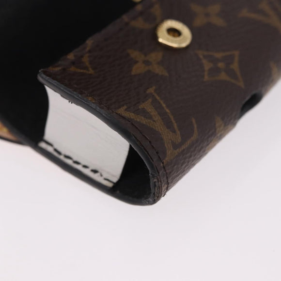 LOUIS VUITTON Monogram Etui Earphone Cat Airpods Pro Case GI0862 Auth 191604