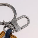 LOUIS VUITTON Epi Porte Cles LV Dual Key Holder Blue Yellow MP2553 Auth 191605A-11