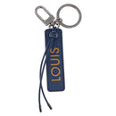 LOUIS VUITTON Epi Porte Cles LV Dual Key Holder Blue Yellow MP2553 Auth 191605A-2