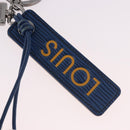 LOUIS VUITTON Epi Porte Cles LV Dual Key Holder Blue Yellow MP2553 Auth 191605A-4