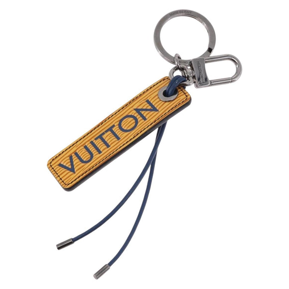 LOUIS VUITTON Epi Porte Cles LV Dual Key Holder Blue Yellow MP2553 Auth 191605A