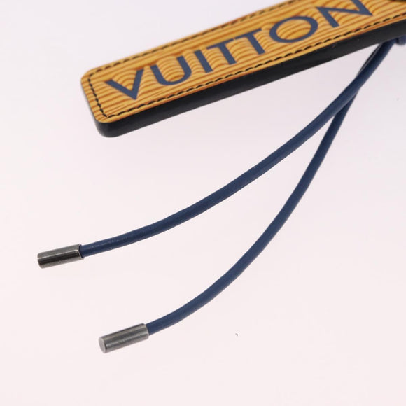 LOUIS VUITTON Epi Porte Cles LV Dual Key Holder Blue Yellow MP2553 Auth 191605A