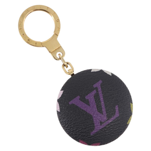 LOUIS VUITTON Monogram Multicolor Astropill Key Holder Black M51912 Auth 191606