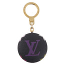 LOUIS VUITTON Monogram Multicolor Astropill Key Holder Black M51912 Auth 191606-2