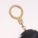 LOUIS VUITTON Monogram Multicolor Astropill Key Holder Black M51912 Auth 191606-4