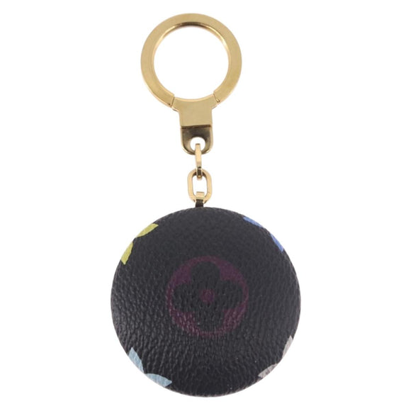 LOUIS VUITTON Monogram Multicolor Astropill Key Holder Black M51912 Auth 191606