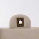 CHANEL Mini Matelasse 20 Chain Shoulder Bag Leather Ivory Gold CC Auth 191613SM-18