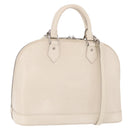 LOUIS VUITTON Epi Alma PM Hand Bag Yvoire White M4030J LV Auth 191616A-1