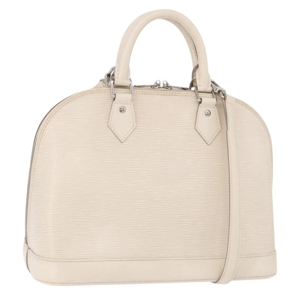 LOUIS VUITTON Epi Alma PM Hand Bag Yvoire White M4030J LV Auth 191616A