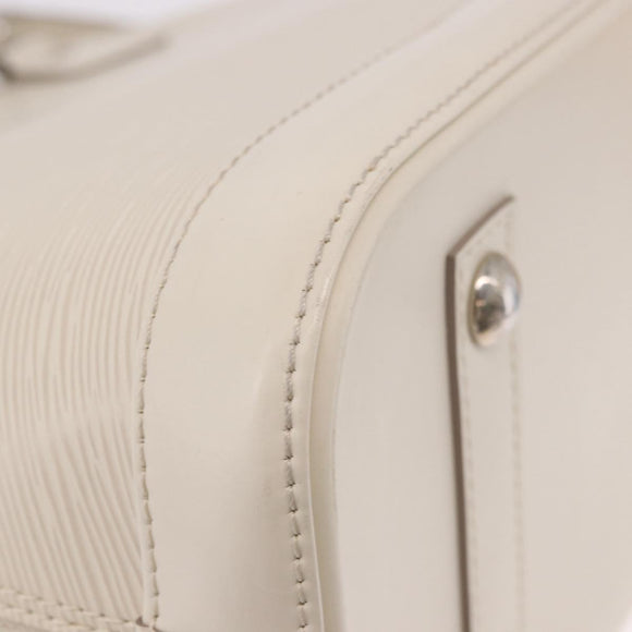 LOUIS VUITTON Epi Alma PM Hand Bag Yvoire White M4030J LV Auth 191616A