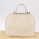LOUIS VUITTON Epi Alma PM Hand Bag Yvoire White M4030J LV Auth 191616A-12