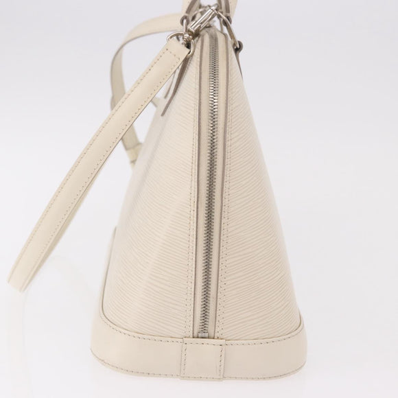 LOUIS VUITTON Epi Alma PM Hand Bag Yvoire White M4030J LV Auth 191616A