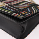 Christian Dior Chain Shoulder Bag Beads Multicolor Gold Auth 191618M-14