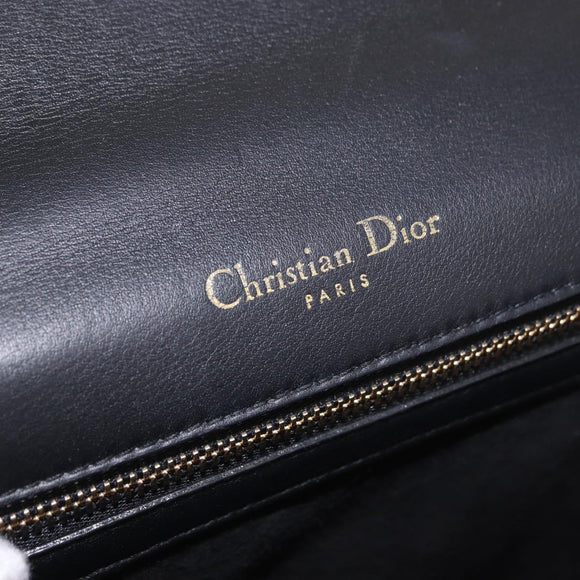 Christian Dior Chain Shoulder Bag Beads Multicolor Gold Auth 191618M
