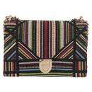 Christian Dior Chain Shoulder Bag Beads Multicolor Gold Auth 191618M-13