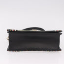 Christian Dior Chain Shoulder Bag Beads Multicolor Gold Auth 191618M-5