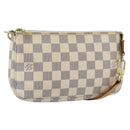 LOUIS VUITTON Damier Azur Pochette Accessoires Pouch N51986 LV Auth 191619-1