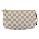 LOUIS VUITTON Damier Azur Pochette Accessoires Pouch N51986 LV Auth 191619-13