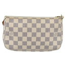 LOUIS VUITTON Damier Azur Pochette Accessoires Pouch N51986 LV Auth 191619-2