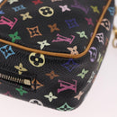 LOUIS VUITTON Monogram Multicolor Trousse Wapity Pouch Black M58034 Auth 191621V-15