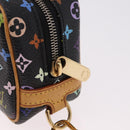 LOUIS VUITTON Monogram Multicolor Trousse Wapity Pouch Black M58034 Auth 191621V-17