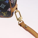 LOUIS VUITTON Monogram Multicolor Trousse Wapity Pouch Black M58034 Auth 191621V-9