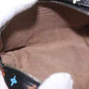 LOUIS VUITTON Monogram Multicolor Trousse Wapity Pouch Black M58034 Auth 191621V-10