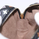 LOUIS VUITTON Monogram Multicolor Trousse Wapity Pouch Black M58034 Auth 191621V-19