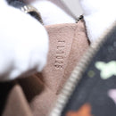 LOUIS VUITTON Monogram Multicolor Trousse Wapity Pouch Black M58034 Auth 191621V-11