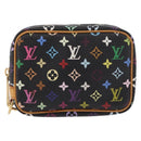 LOUIS VUITTON Monogram Multicolor Trousse Wapity Pouch Black M58034 Auth 191621V-13