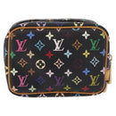 LOUIS VUITTON Monogram Multicolor Trousse Wapity Pouch Black M58034 Auth 191621V-2