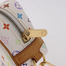 LOUIS VUITTON Monogram Multicolor Trousse Wapity Pouch White M58033 Auth 191622V-17