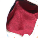 LOUIS VUITTON Monogram Multicolor Trousse Wapity Pouch White M58033 Auth 191622V-10