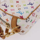 LOUIS VUITTON Monogram Multicolor Trousse Wapity Pouch White M58033 Auth 191622V-8