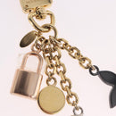 LOUIS VUITTON CaleidoV Bag Charm Metal Gold Tone Silver M67377 LV Auth 191624M-15