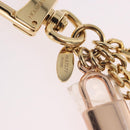 LOUIS VUITTON CaleidoV Bag Charm Metal Gold Tone Silver M67377 LV Auth 191624M-11